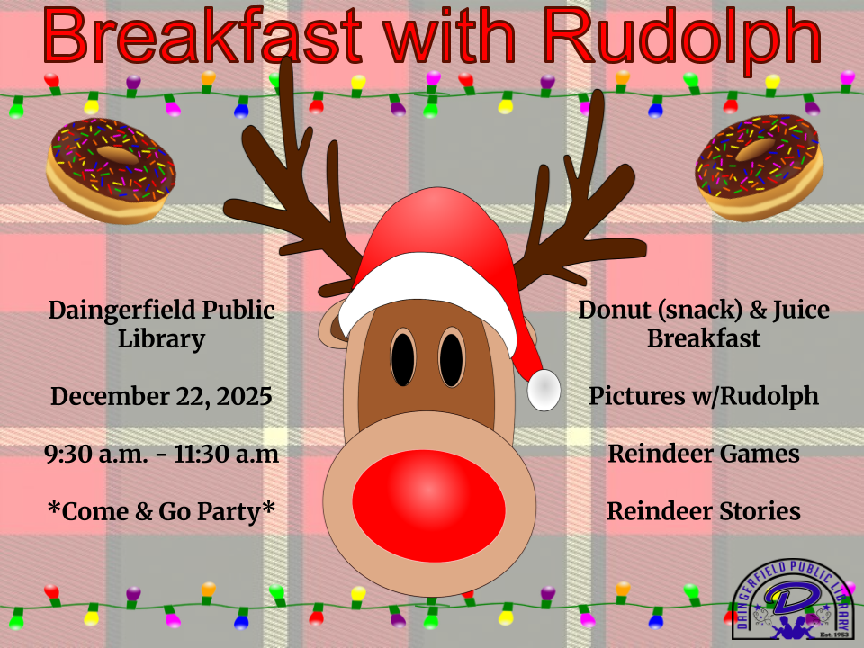 flyer to announce the community Christmas party