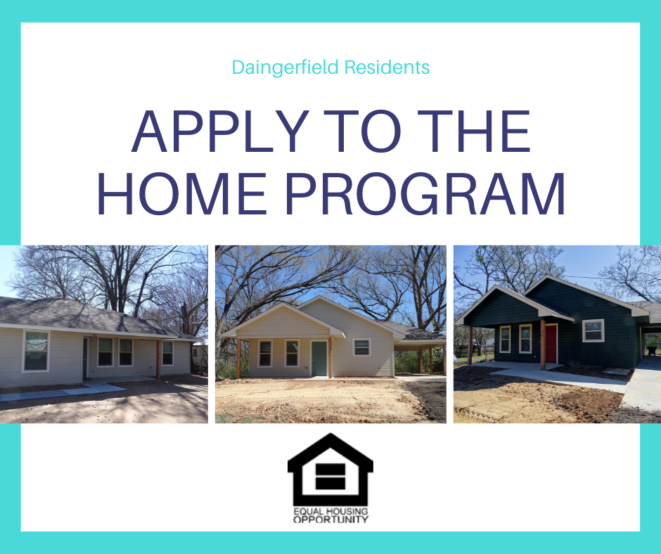 Three houses and apply to HOME program