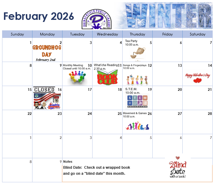 events for the month of February