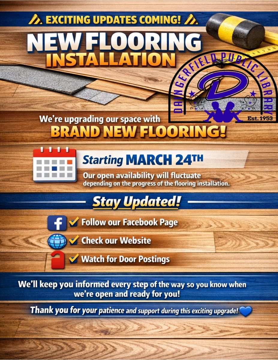 stay tuned for openings during the floor installation