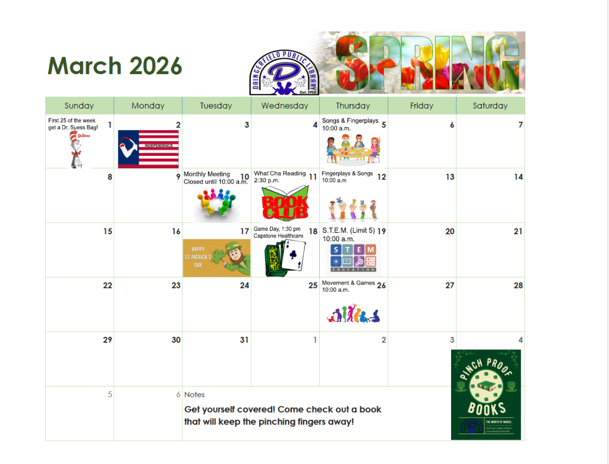 events hosted in the month of March