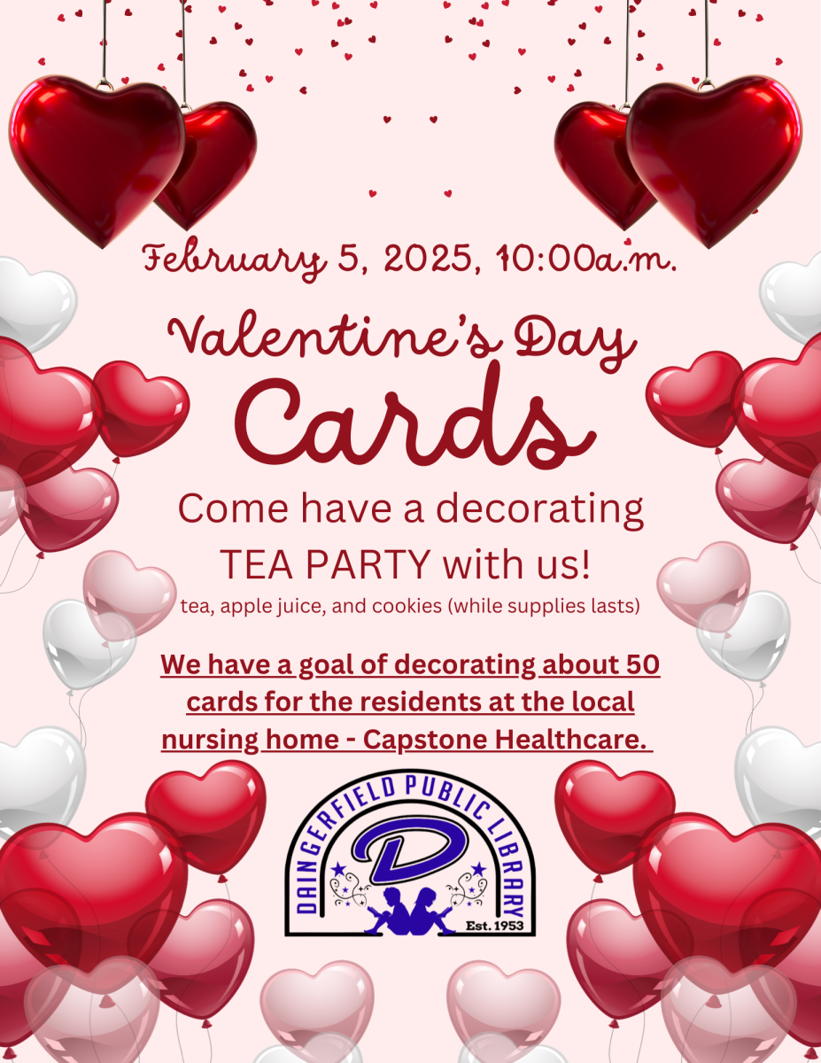 all ages - tea party to decorate cards for the nursing home